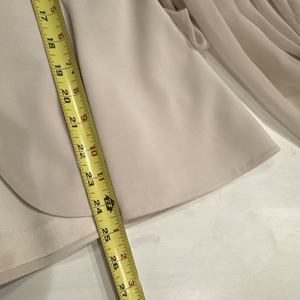Daymor Couture Beige 2-Piece Skirt Suit Set Jacket & Skirt Women’s Size 10 - Picture 5 of 10